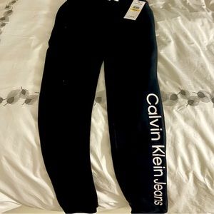 Calvin Klein Jeans black jogger sweatpants